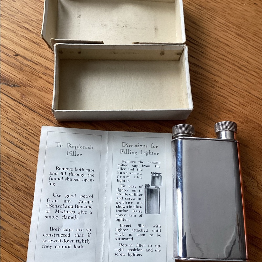 Vintage: Alfred Dunhill Lighter Filler Flask. - Picture 3 of 12